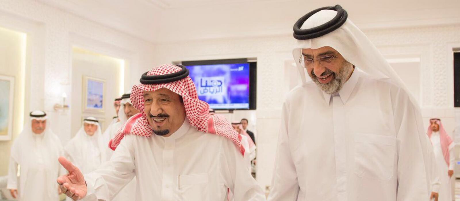 دیدار عضو خاندان حاکم قطر با ملک سلمان؛ کودتا یا مصالحه؟