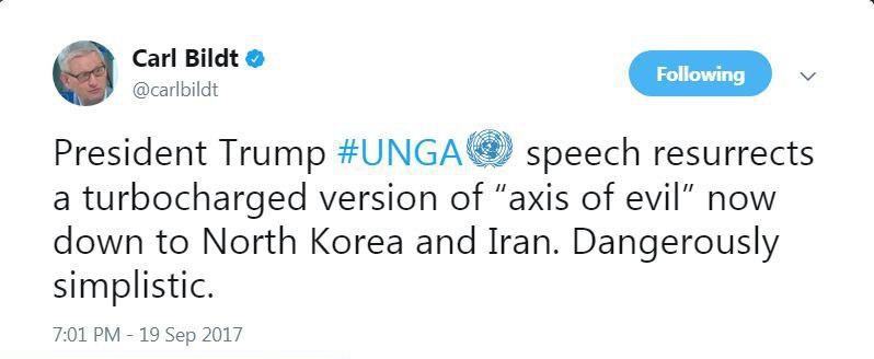 واکنش های مختلف جهانی به سخنرانی ترامپ علیه ایران در سازمان ملل