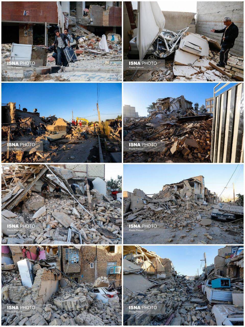 شمار جان&zwnj; باختگان به 328 تن رسید /70 هزار نفر بی خانمان شدند/ اعلام سه روز عزای عمومی در استان کرمانشاه