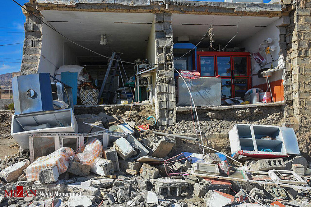خسارت زلزله در ازگله کرمانشاه - تابناک | TABNAK