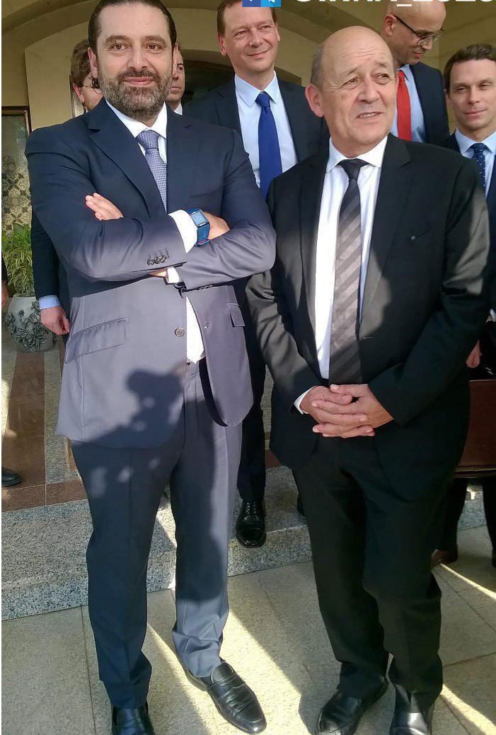 دیدار وزیر خارجه فرانسه با حریری در ریاض/ حمله همزمان وزرای خارجه فرانسه و عربستان به حزب الله و ایران
