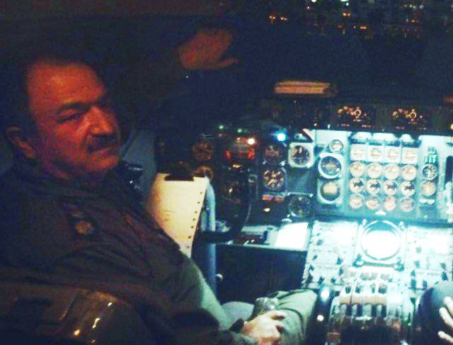 تصویر خلبان بوئينگ٧٠٧ سانحه ديده در كرج