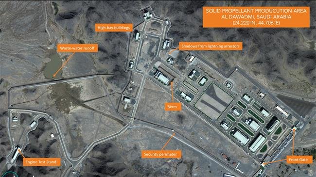 تصاویر ماهواره ای از برنامه موشکی بالستیک عربستان سعودی