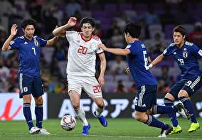 گزارش تصویری بازی ایران و ژاپن در جام ملت ها