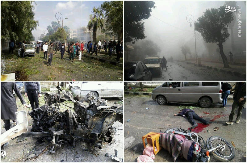 انفجار خودروی بمبگذاری شده در ادلب سوریه انفجار خودروی بمبگذاری شده در ادلب سوریه