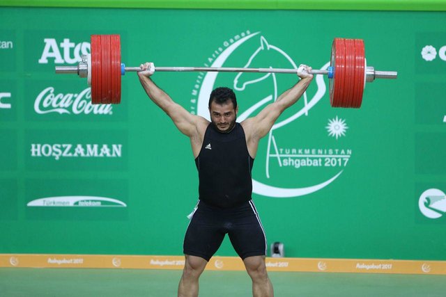 سهراب مرادی رکورد یکضرب را شکست و طلایی شد سهراب مرادی رکورد یکضرب را شکست و طلایی شد
