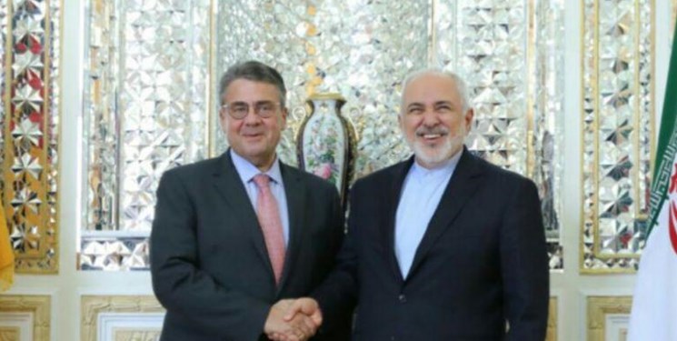 دیدار زیگمار گابریل با ظریف دیدار زیگمار گابریل با ظریف