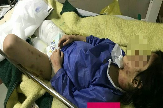 ضرب و شتم عجیب یک کودک در مهاباد