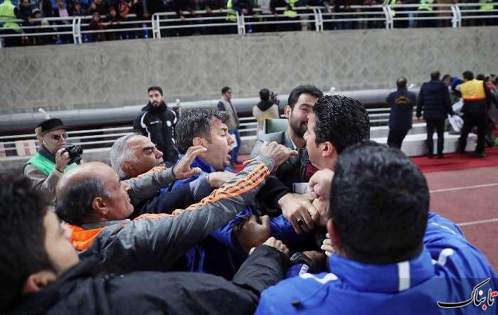 تصاویر درگیری شدید پایان بازی پدیده-ماشین سازی تصاویر درگیری شدید پایان بازی پدیده-ماشین سازی