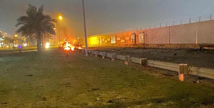 انفجار نزدیک فرودگاه بین‌المللی بغداد