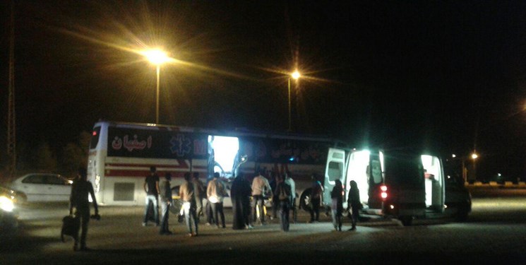  			 				 					واژگونی اتوبوس در محور اصفهان- یزد 				 			 		