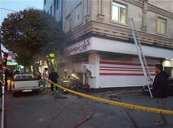 آتش‌سوزی دفتر پیشخوان دولت در جنوب تهران