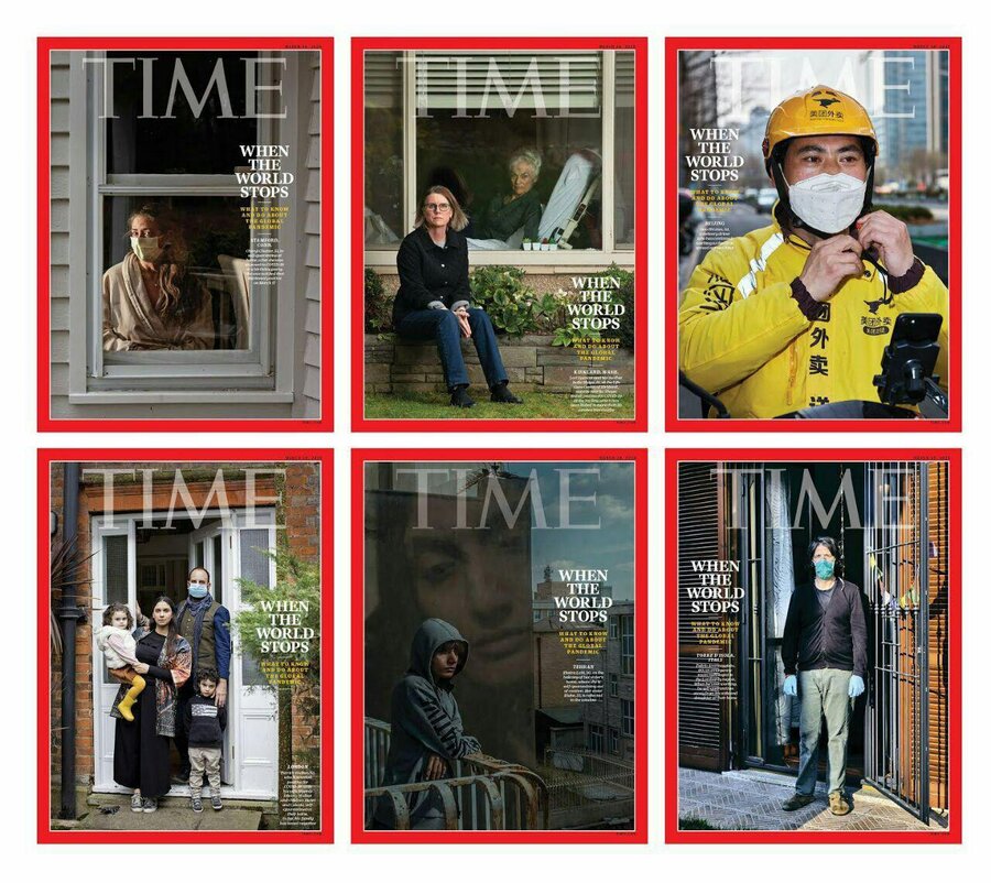                                                    عکس عکاس ایرانی از قرنطینه روی جلد مجله تایم                                       