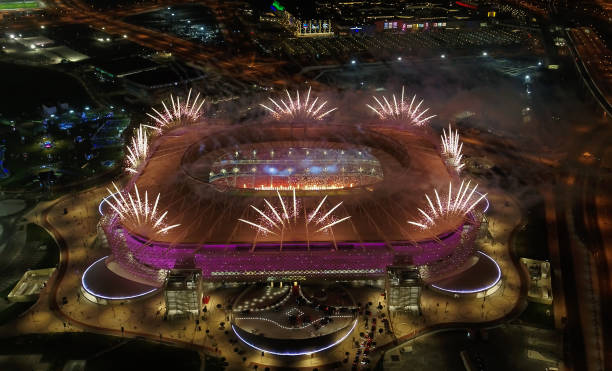                                                    افتتاح چهارمین ورزشگاه جام جهانی ۲۰۲۲ در قطر                                       