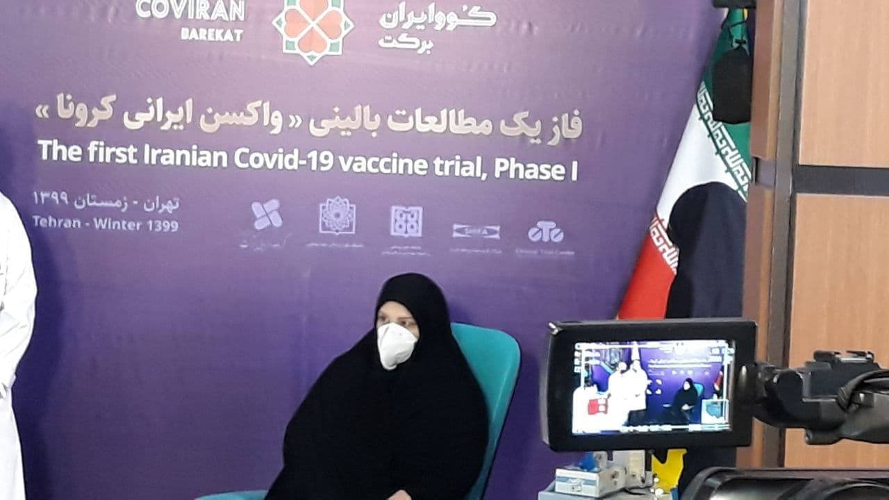                                                    اولین داوطلب دریافت واکسن کرونای ایرانی                                       