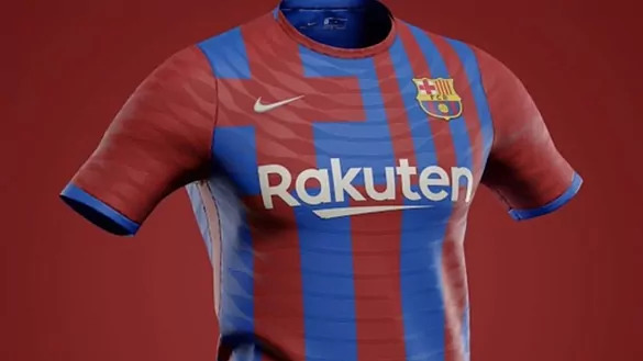 طرح جدید پیراهن بارسلونا برای فصل آینده
