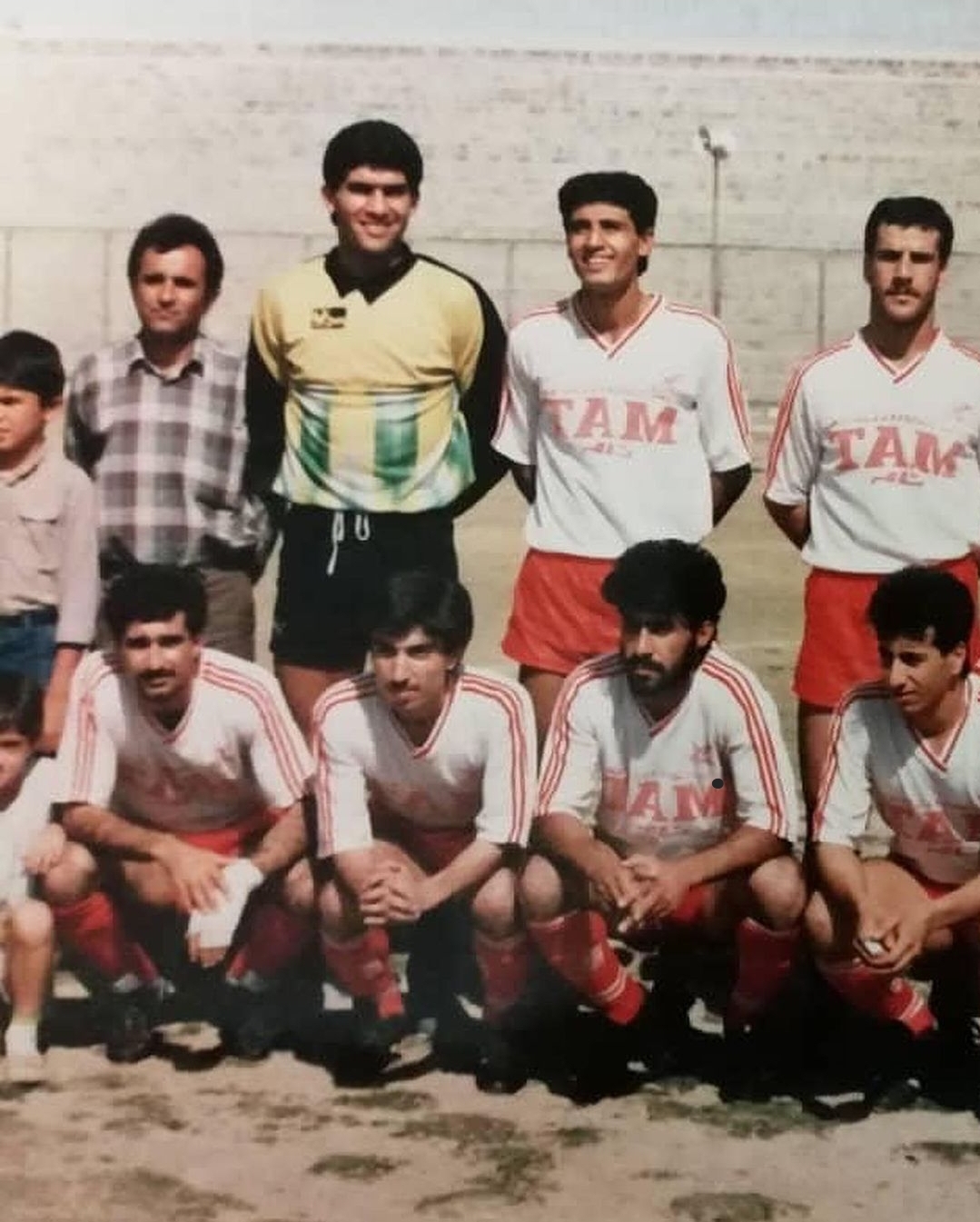 عکسی کمیاب از احمدرضا عابدزاده در اولین باشگاهش