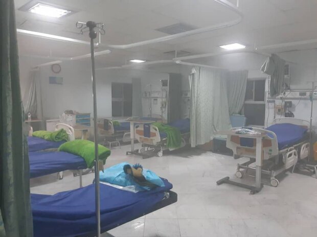                                                    آتش‌سوزی در بیمارستانی در محدوده خیابان حافظ                                       