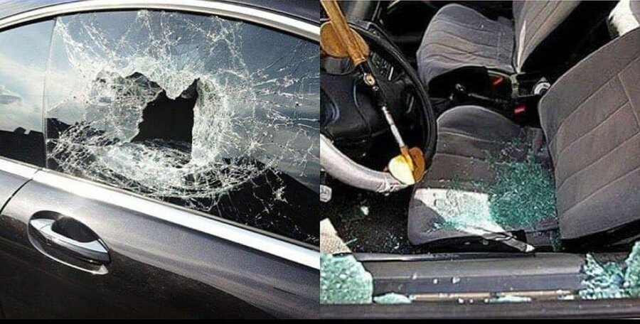                                                    حمله هواداران شاکی به خودروی رسول‌پناه                                       