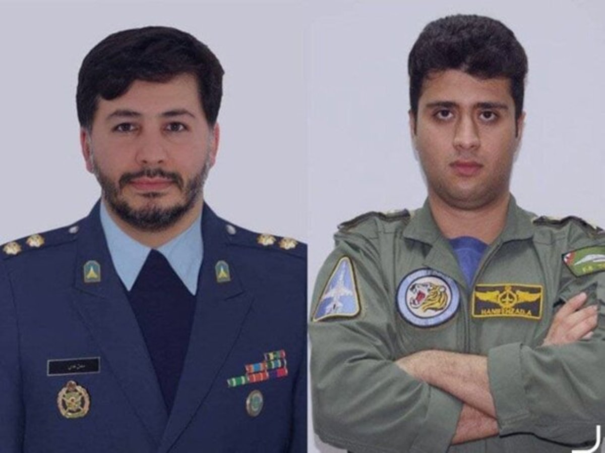  اسامی خلبانان شهید سقوط جنگنده در تبریز 