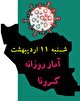 آخرین آمار کرونا در ایران تا یازدهم اردیبهشت/ فوت ۳۳۲ بیمار کووید۱۹ در شبانه روز گذشته