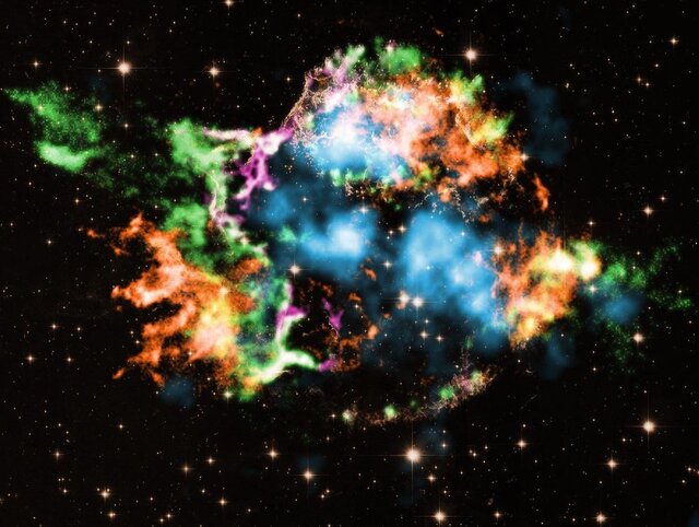 عکس روز ناسا؛ انفجار ستارگان غول پیکر