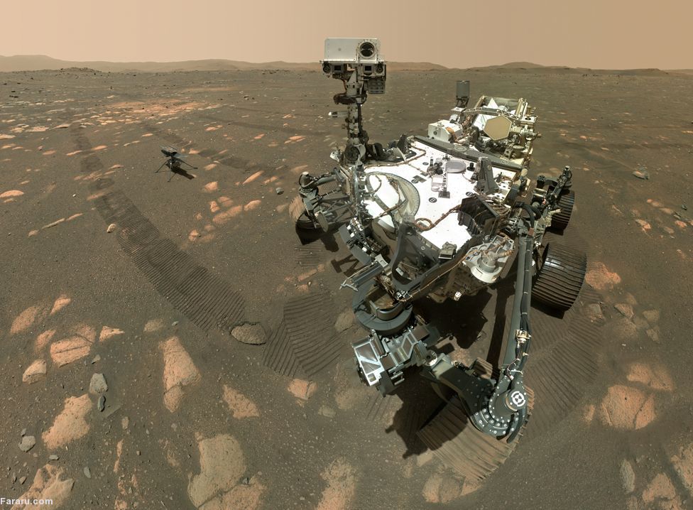                                                    تصاویری نزدیک و شگفت انگیز از سطح مریخ                                       