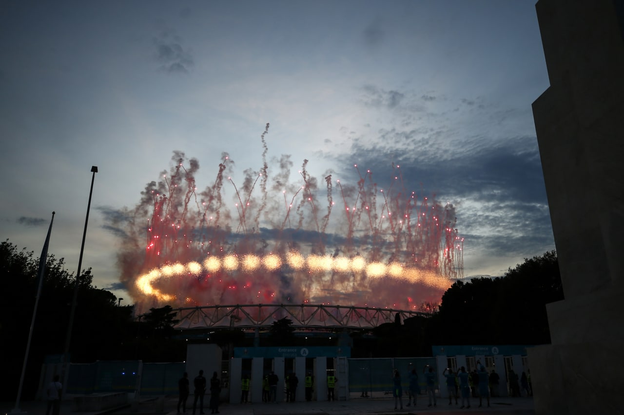 جشن افتتاحیه یورو۲۰۲۰ در ورزشگاه المپیکو رم