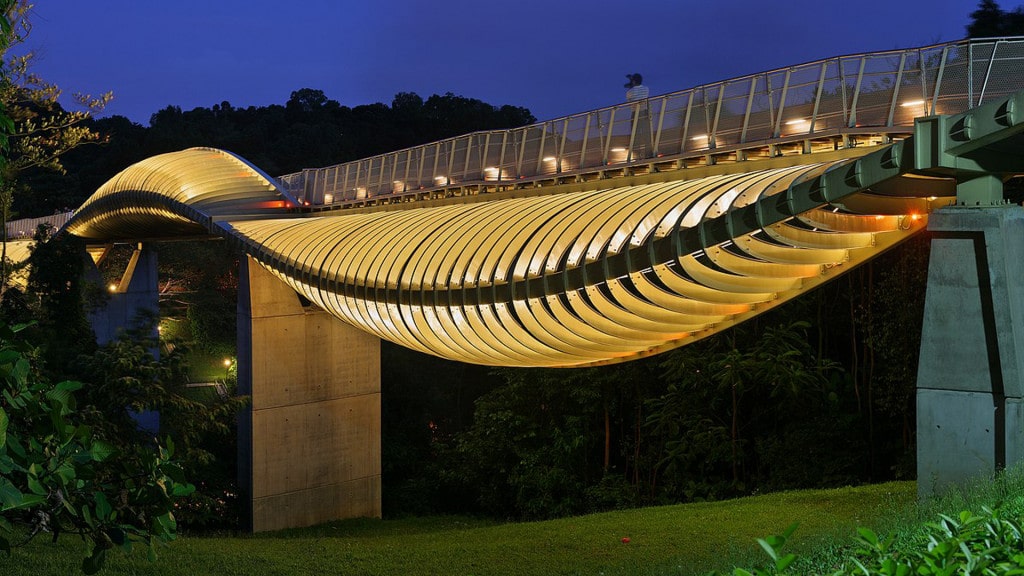                                                   پل مواج هندرسون در سنگاپور                                       
