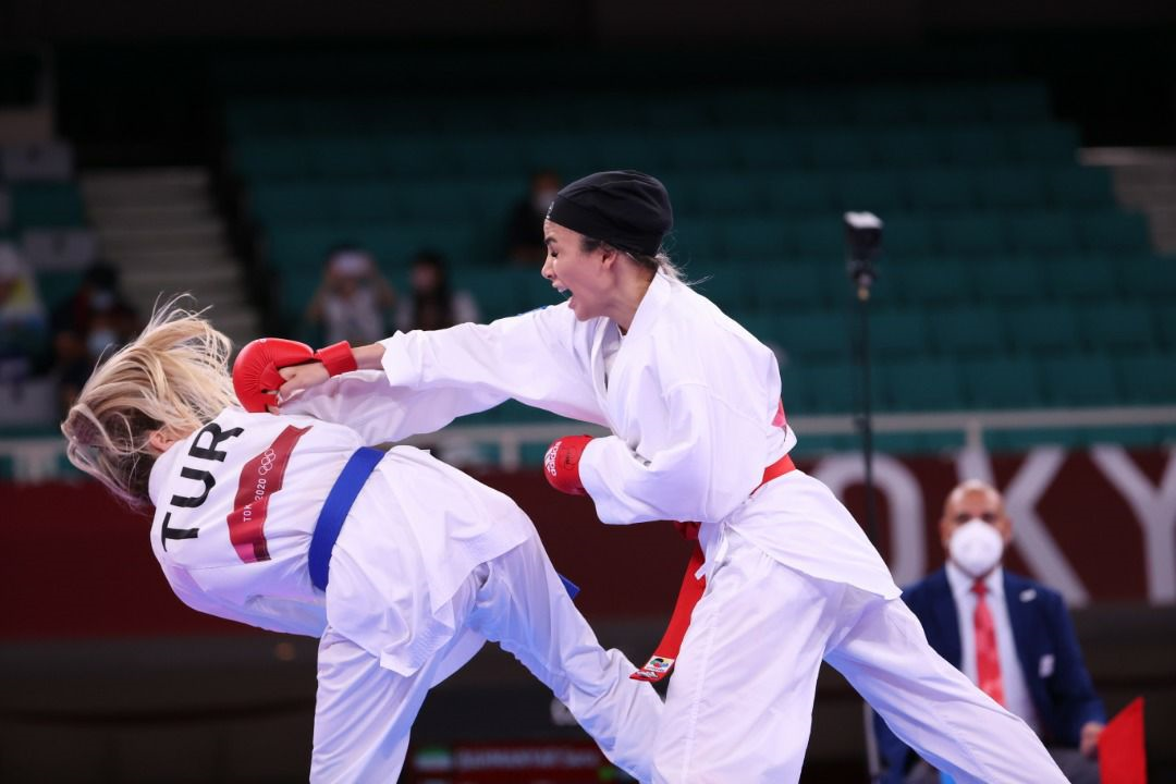 شاهکار ثانیه آخری سارا بهمنیار در کاراته المپیک+عکس