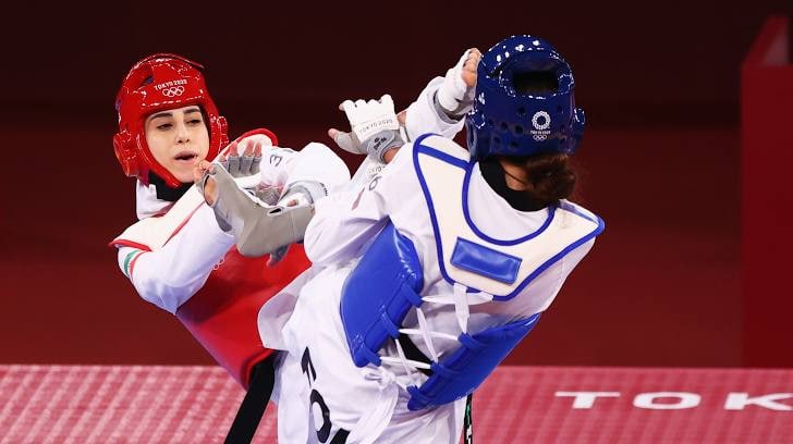 شکست ناهید کیانی از کیمیا علیزاده در المپیک توکیو