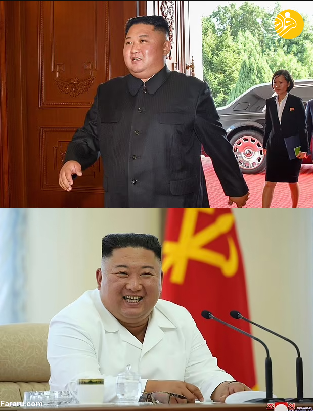رهبر کره شمالی لاغرتر از همیشه!
