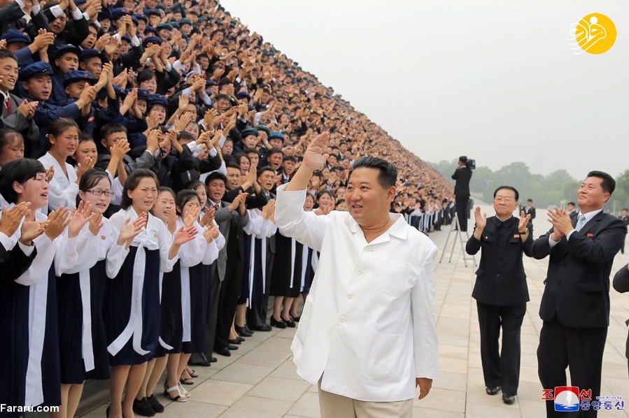 رهبر کره شمالی لاغرتر از همیشه!