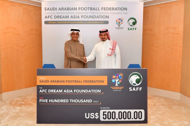 چک هدیه نیم میلیون دلاری عربستان به AFC بعداز قهرمانی الهلال!