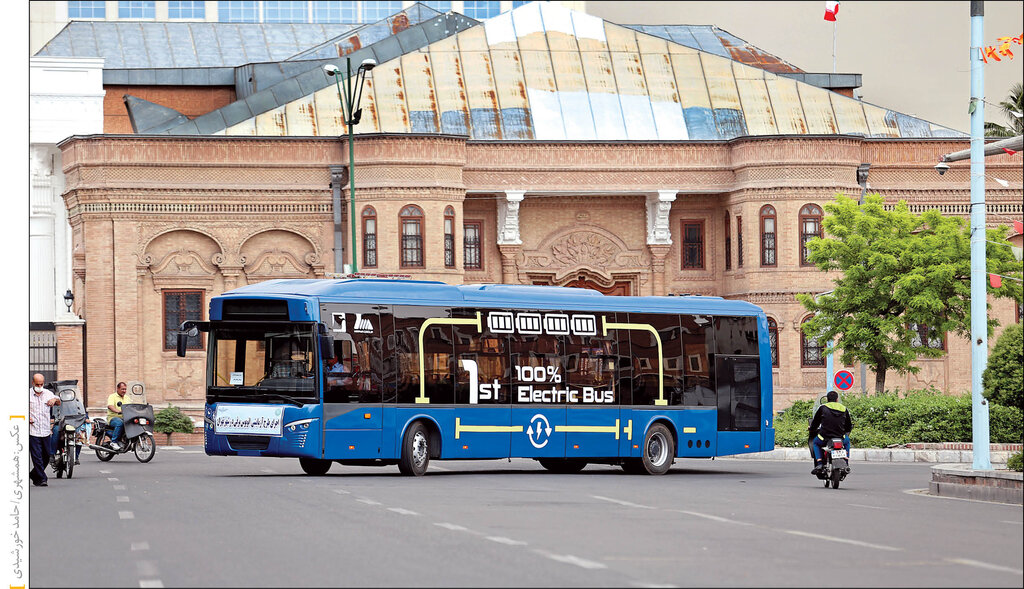 حرکت نخستین اتوبوس برقی در پایتخت