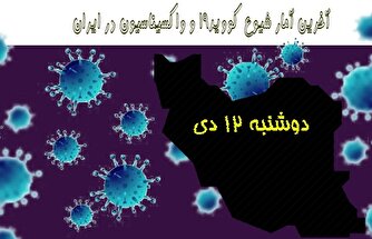 آخرین آمار کرونا در ایران تا ۱۲ دی/ ۵ بیمار دیگر جان باختند