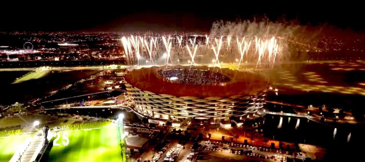 افتتاحیه لاکچری جام خلیج فارس در ورزشگاه بصره عراق!