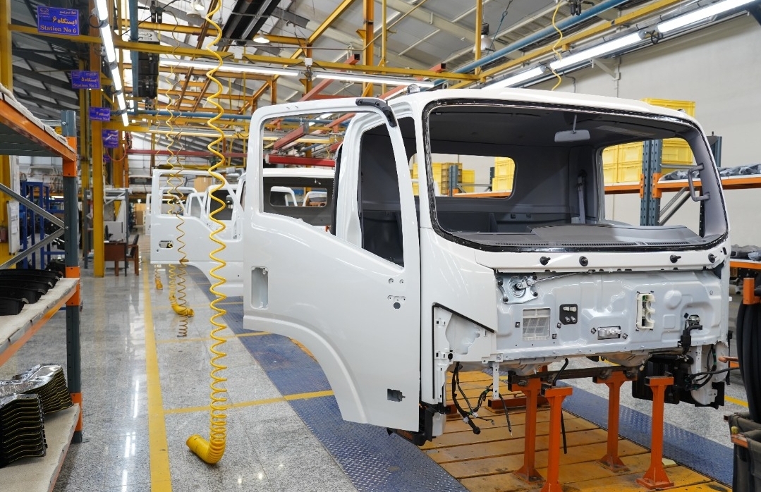 افزایش ظرفیت تولید خودروهای تجاری بهمن دیزل با راه اندازی خطوط رنگ