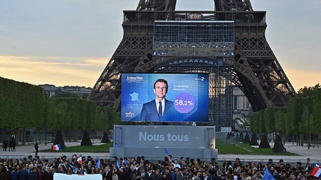 1515980 202 - مکرون پیروز انتخابات ریاست جمهوری فرانسه شد / آشوب در پاریس با اعلام نتایج+ فیلم