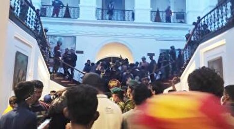 تسخیر کاخ ریاست جمهوری سریلانکا