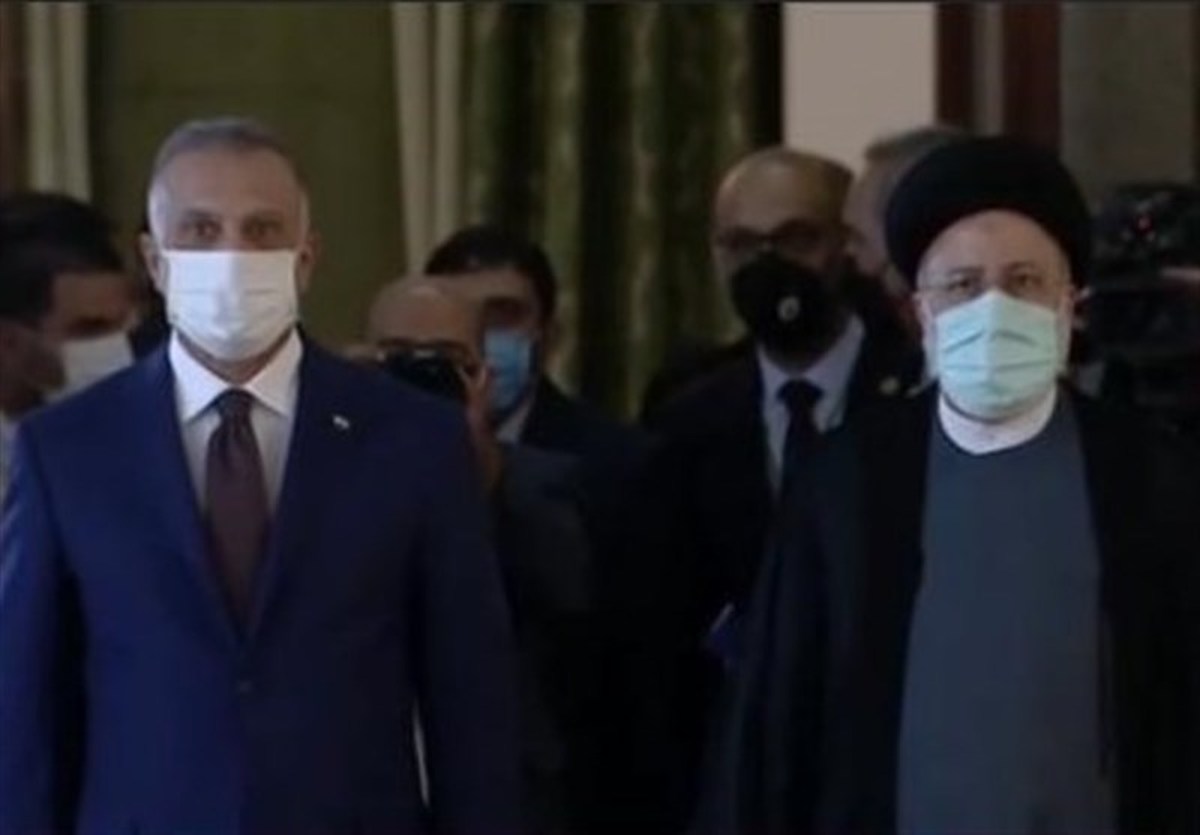 استقبال رئیسی از نخست‌وزیر عراق