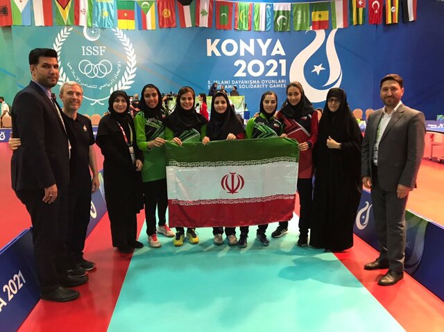 قهرمانی شیرین پینگ‌پنگ زنان ایران با شکست ترکیه در فینال اسلامی