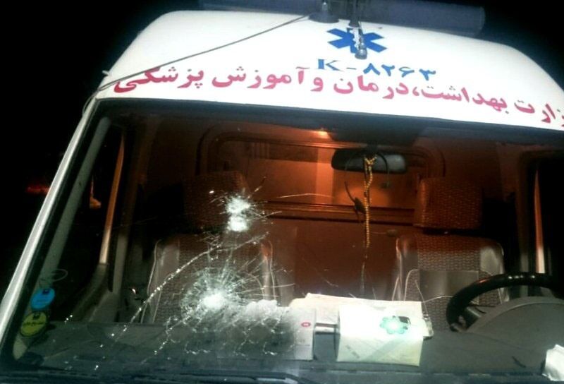 ادامه تجمع در کرمان با حمله به سه آمبولانس