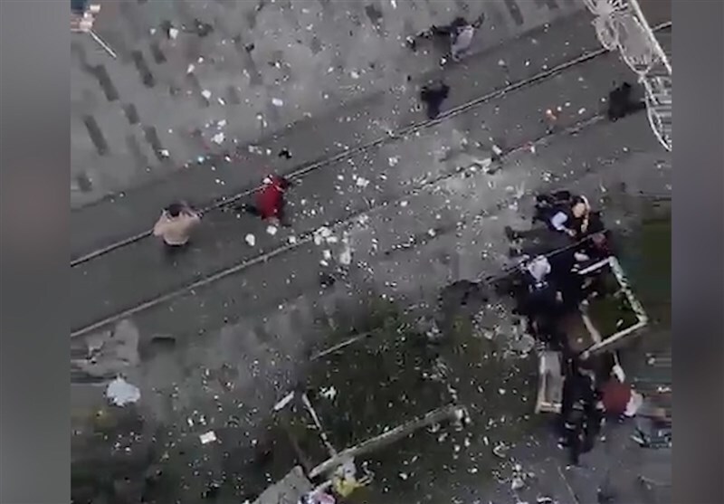 انفجار مهیب در مرکز استانبول ترکیه + فیلم