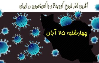 آخرین آمار کرونا در ایران تا ۲۵ آبان/ ۲ بیمار دیگر فوت کردند
