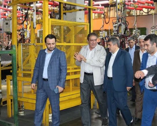 مدیرعامل بانک صادرات ایران از دو شرکت خودروسازی در کرمان بازدید کرد
