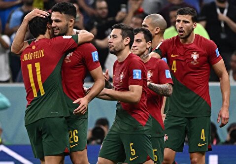 خلاصه بازی پرتغال 6 - سوئیس 1