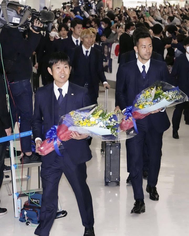 استقبال بی‌سابقه ژاپنی‌ها از تیم‌ملی در فرودگاه
