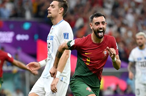 خلاصه بازی پرتغال 2 - اروگوئه 0