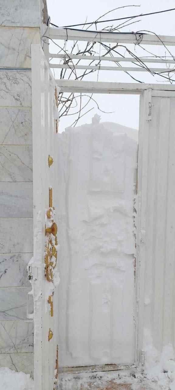 ارتفاع  حیرت انگیز برف در نمین اردبیل